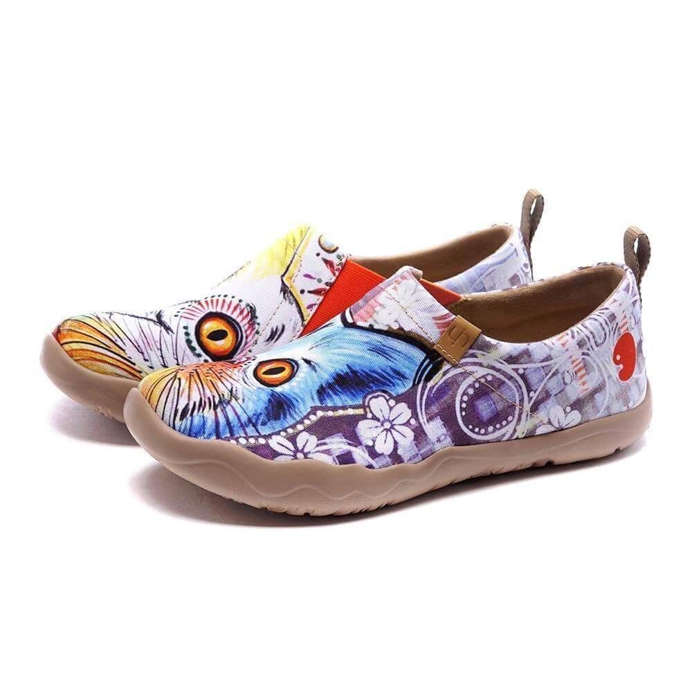UIN Women's Slip On Casual Comfort Soft Walking Shoes(Cheer Up) - Picture 4 of 8